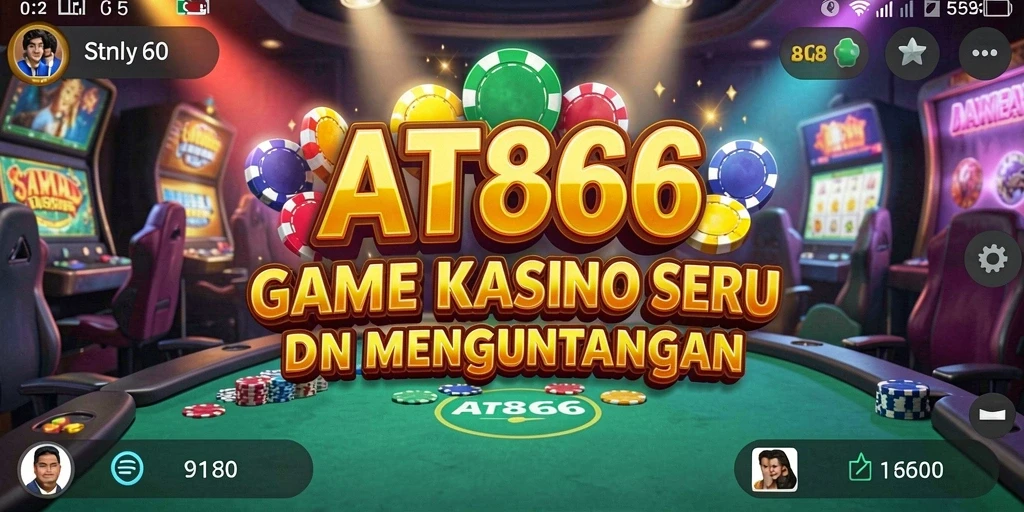 Gameplay menarik dari AT866 dengan berbagai pilihan permainan Kasino.