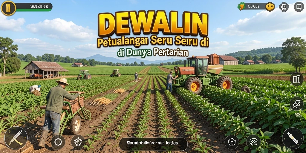 Tampilan menarik dari gameplay DEWALIN saat bertani.