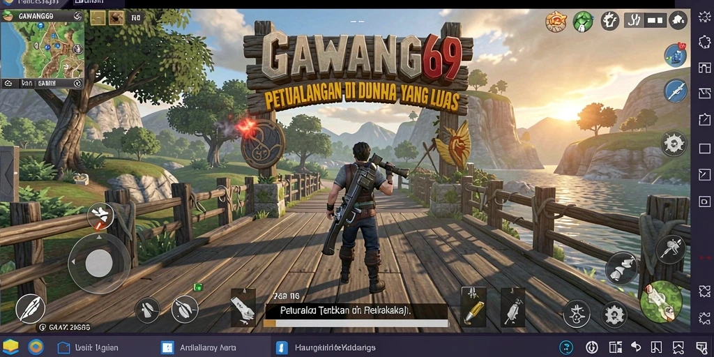 Screenshot GAWANG69 memperlihatkan dunia terbuka yang menakjubkan dengan gameplay dinamis.