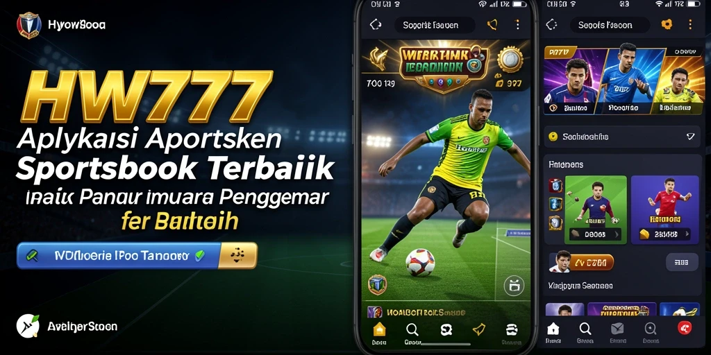 Tampilan utama gameplay Sportsbook HW777 dengan berbagai opsi taruhan.
