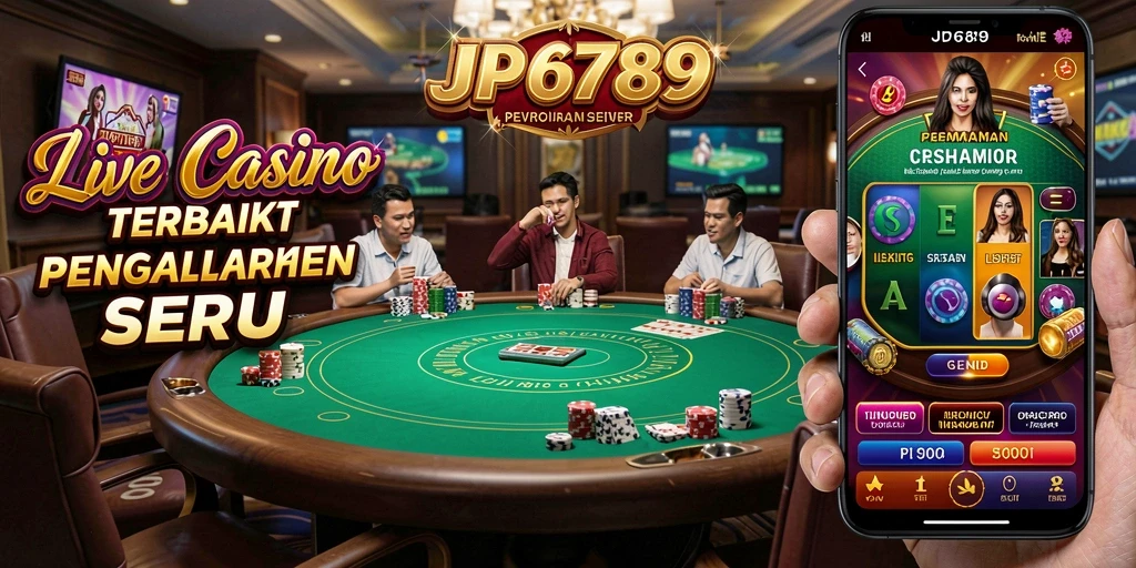 Tampilan gameplay seru di JP6789 Live Casino.