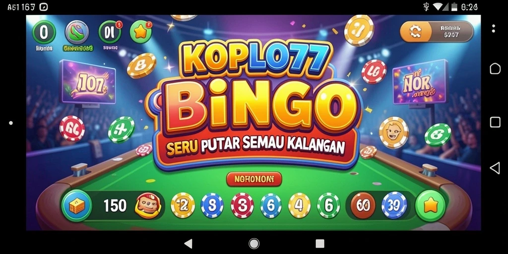 Tampilan menarik dari gameplay Bingo di KOPLO77.