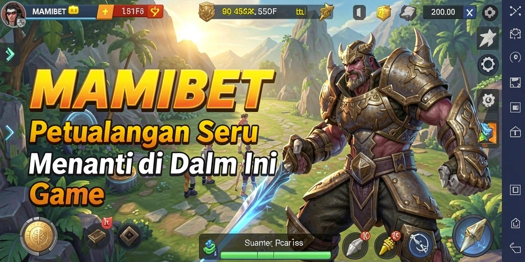 Tangkapan layar utama MAMIBET menunjukkan petualangan menegangkan dalam grafis yang luar biasa.