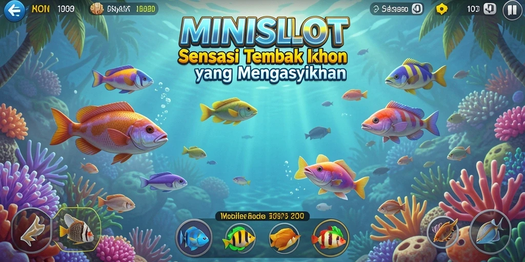 Screenshot gameplay menunjukkan aksi seru Tembak Ikan.