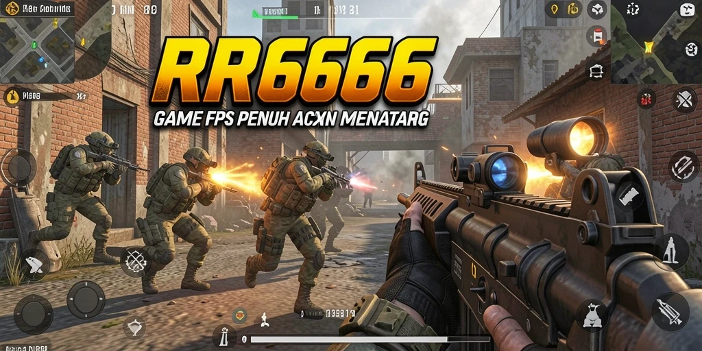 Gameplay mendebarkan di RR666 dengan pertempuran epik.