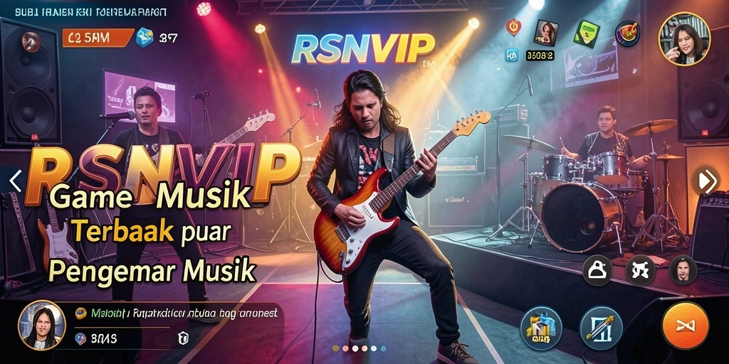 Screenshot gameplay RSNVIP yang menampilkan keseruan bermain musik.