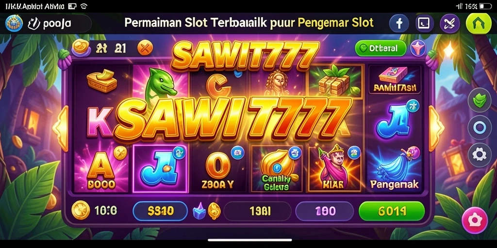 Tampilan gameplay menarik dari permainan Slot SAWIT777.