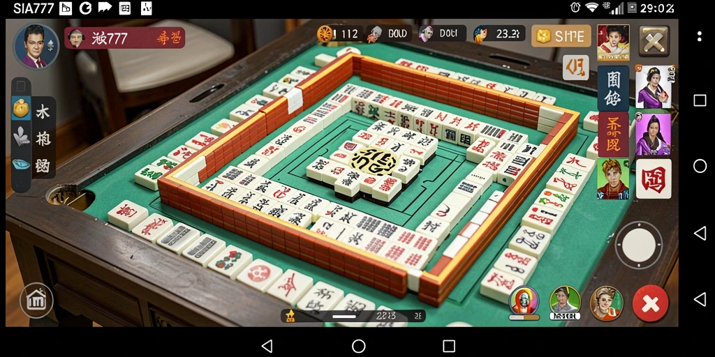 Tampilan gameplay Mahjong yang seru dan memukau di SIA777.