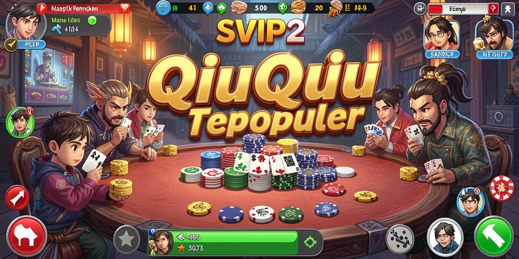 Tampilan gameplay QiuQiu yang menarik dari SVIP2.